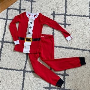 Hanna Andersson Long John Santa Pajamas